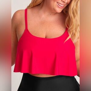 Shapermint • NWT Swim Ruffled Bikini Top RW1